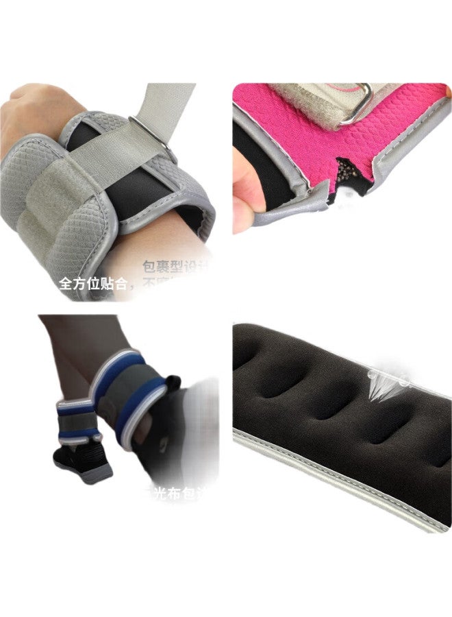 PROIRON Puli'Ai, Sandbag Leg Weights For Running Training, Rehabilitation, Children, Men And Women, Wristband Leg Sandbags, Pink, 0.5Kg*2 - Image 1
