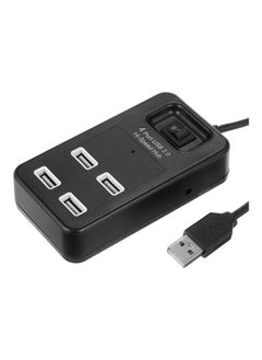 نيبمينينت موزّع عالي السرعة ب4 منافذ USB 2.0 أسود  - Image 1