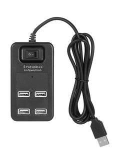 نيبمينينت موزّع عالي السرعة ب4 منافذ USB 2.0 أسود  - Image 5