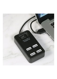 نيبمينينت موزّع عالي السرعة ب4 منافذ USB 2.0 أسود  - Image 2
