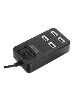 نيبمينينت موزّع عالي السرعة ب4 منافذ USB 2.0 أسود  - Image 4