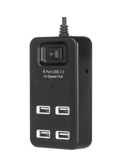 نيبمينينت موزّع عالي السرعة ب4 منافذ USB 2.0 أسود  - Image 3