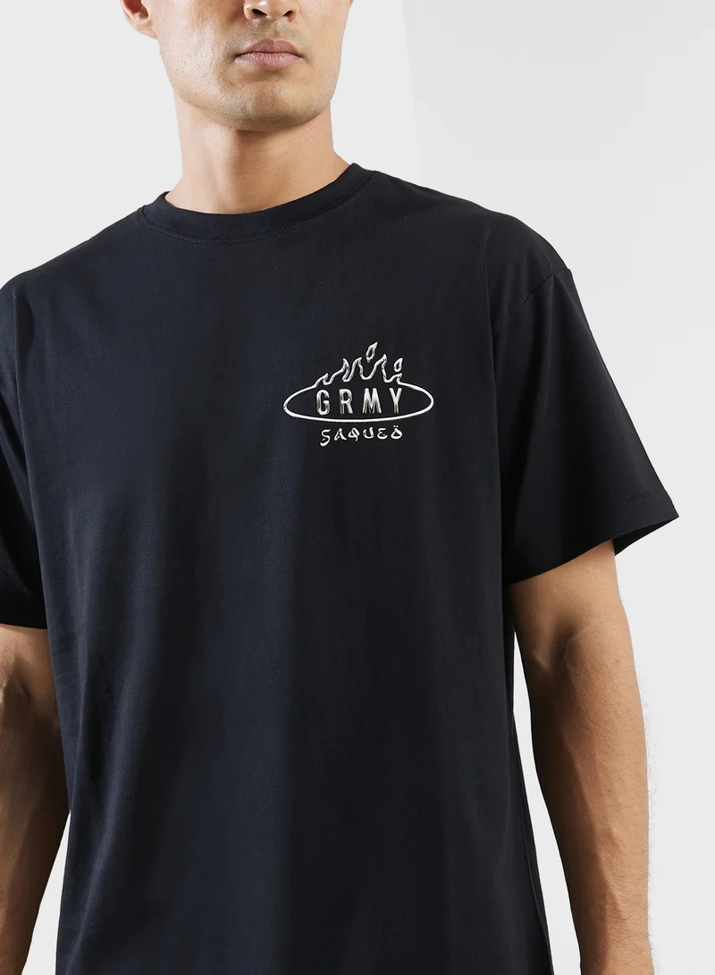 جرايمي Burn In Flames The Anvil Regular T-Shirt