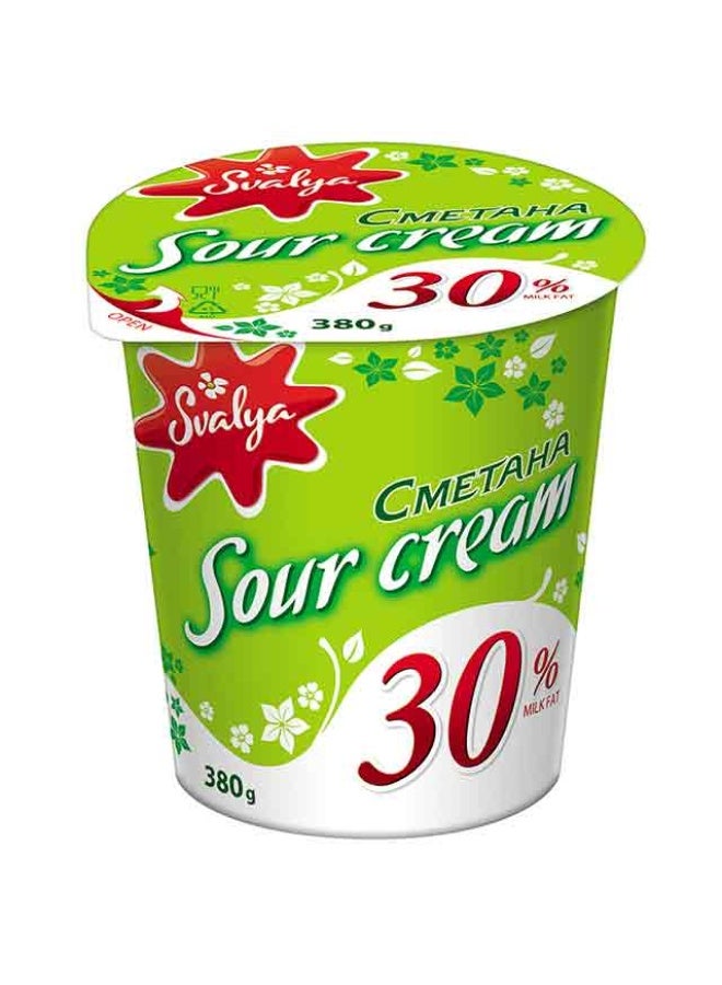 Sour Cream, 30% Fat - 380g, Lithuania