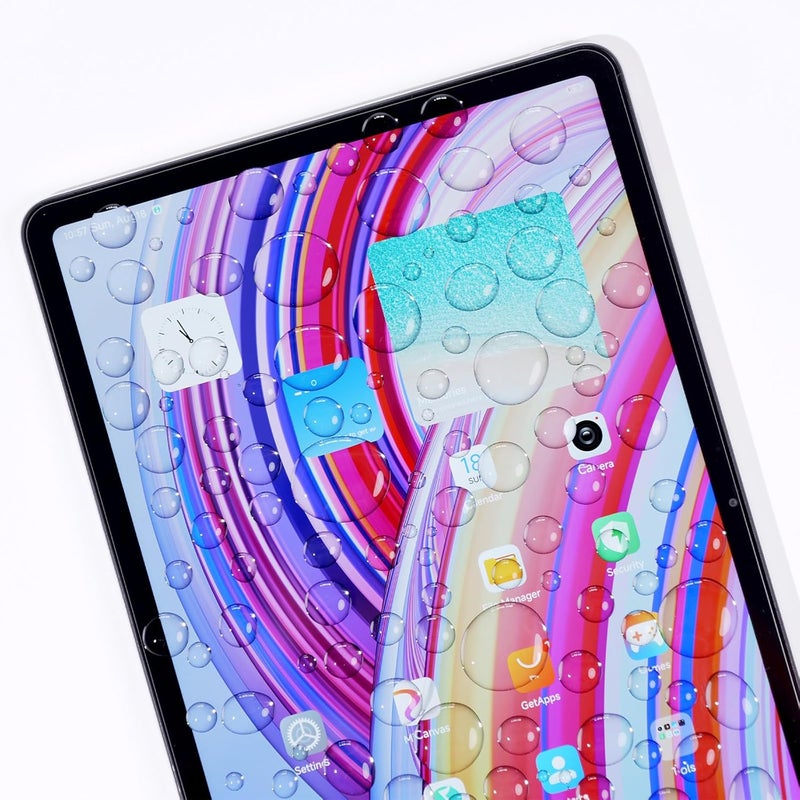 ايبيويند حماية شاشة لأجهزة Xiaomi Pad 7/Pad 7 Pro/Pad 8/Pad 8 Pro/Poco Pad X1، عبوة تحتوي على قطعتين من الزجاج المقوى بقوة 9H، سهلة التركيب. - Image 4