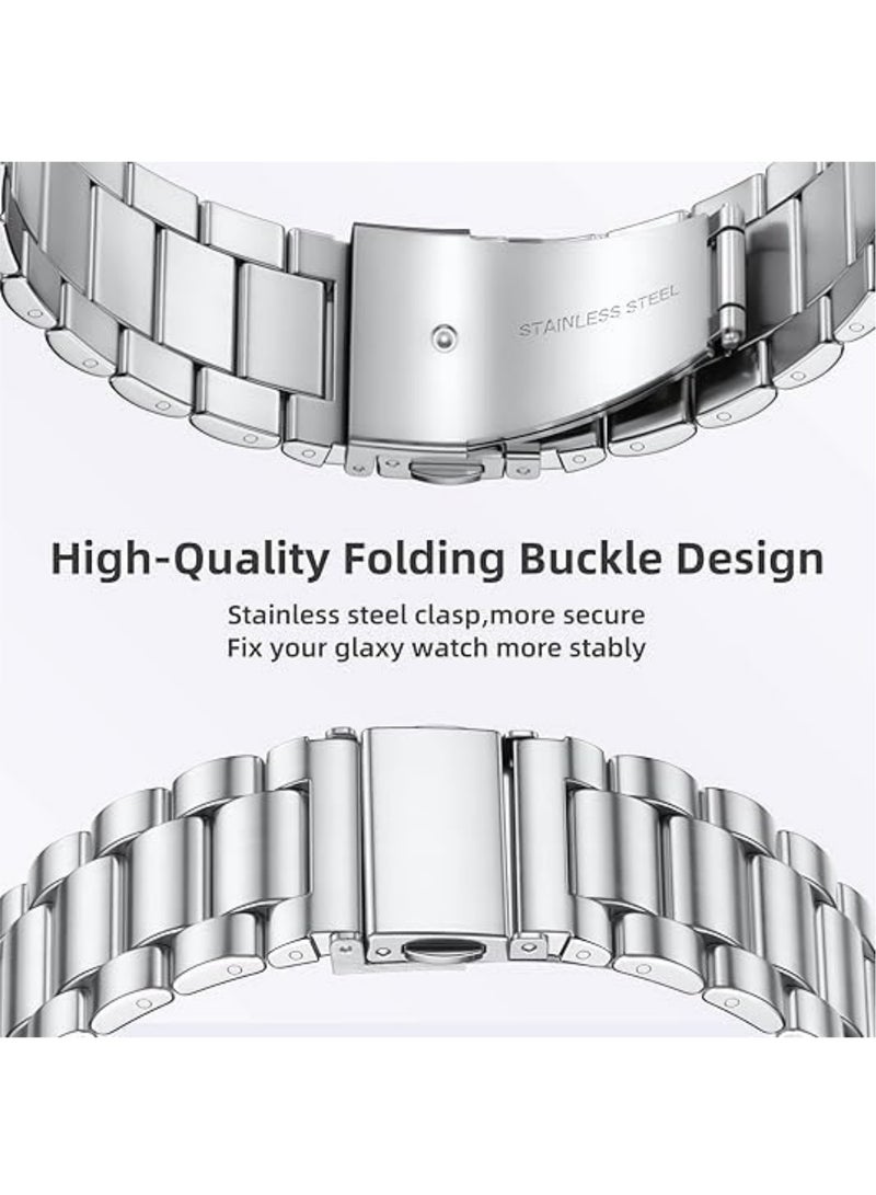 اووكاي متوافق مع ساعة هواوي واتش فيت 4 برو/فيت 4/فيت 3، سوار ساعة من الفولاذ المقاوم للصدأ، حزام معصم بديل معدني، متوافق مع ساعة هواوي واتش فيت للرجال والنساء (فضي) - Image 5