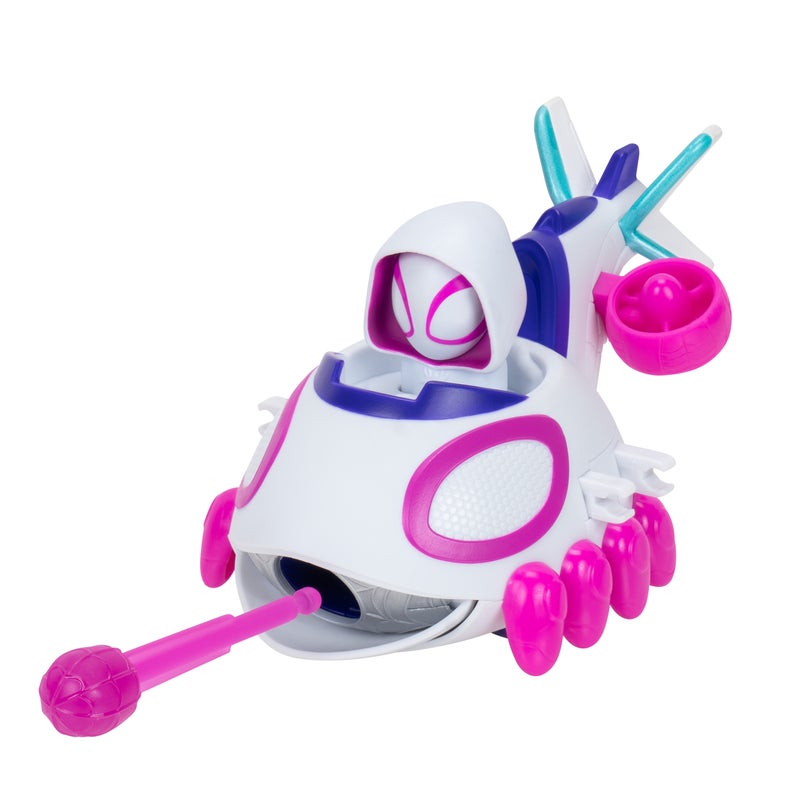 MARVEL سيارة سبايدي وأصدقائه ويب دارت زومر - سبايدر غاست | مارفل | سبايدرمان | سيارة لعبة | سيارة قابلة للتحصيل | ألعاب تشجع على اللعب الخيالي وتطوير المهارات الحركية | هدية للأطفال والرضع - Image 3