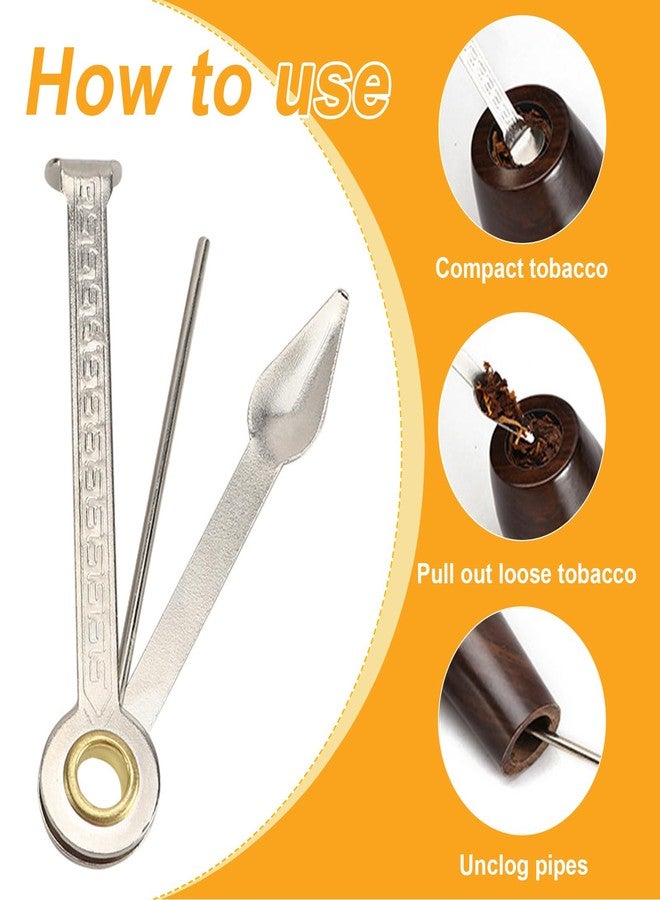 Hurifeng Smoking Pipe Kit with Case, Tobacco Pipe Starter Set for Beginners, Complete Pipe Set with Accessories, Portable Pipe Kit Gift Set for Men (Wood) - Image 5