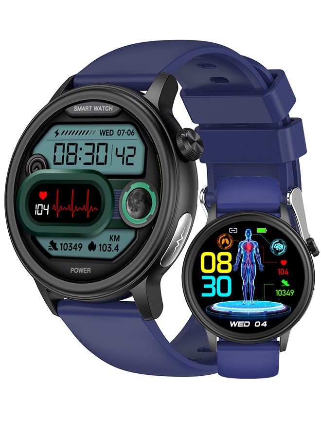 RollsTimi  Smart Watch For Men And Women, 1.39 Inch High Definition Full Screen Touch, Smart Voice Assistant, Multiple Sports Modes, Multiple Language Options, Magnetic Charging, Message Synchronization Reminder, Call Reminder, RT ET470 - Image 1