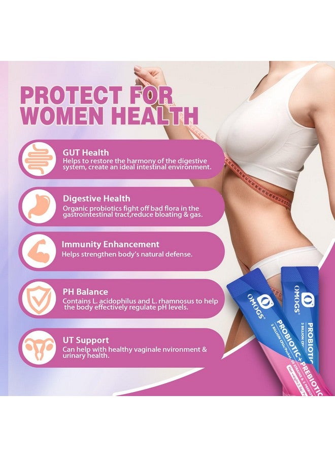 OMOGS Women's Probiotic,120-Billion-CFUs, 18 Strains, with 3 Prebiotics and Cranberry Extract, Help for Immune Booster, Digestive Health, Gut Health and Vaginal Health - Image 4