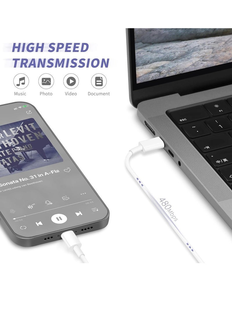 Gravity i.Phone Charger Fast Charging,[MFi Certified] 2Pack 20W Type C Fast Charger Block with 6FT USB C Charger Cable Compatible for i.Phone 14/13/12/11 Pro Max/11/Xs Max/XR/X,i.Pad,AirPods Pro - Image 5