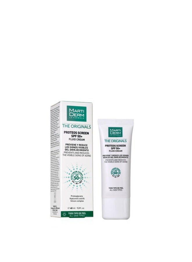 Martiderm The Originals Proteos Screen SPF50+ Fluid Cream 40ml - Image 1
