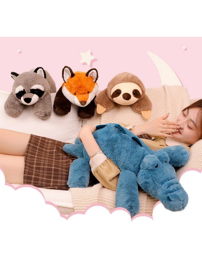 ARELUX Soft 18in Raccoon Stuffed Animals: Raccoon Plush Cute Cuddly Body Pillow Hug Sleeping Fluffy Wild Animal Toys Bed Decor Plushie Doll Friends Family Member - Image 4