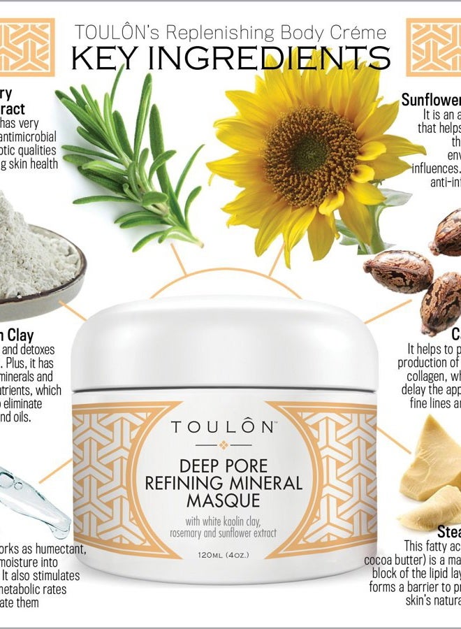 TOULON Kaolin Clay Mask for Face with White Kaolin Mineral Clay. Soft Pure Healing Mask with Minerals to Reduce Wrinkles and Blackheads & Detox Skin - Improve Complexion for Women or Men - Image 5