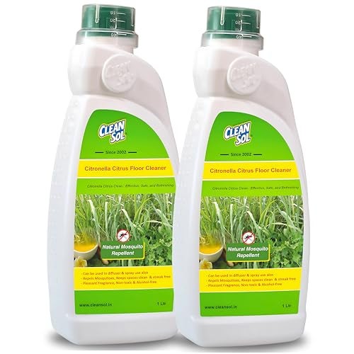 Cleansol Citronella Citrus Floor Cleaner – 2 L | Natural Disinfectant & Pet‑Safe Herbal Cleaner | Mosquito‑Repellent & Multipurpose Surface Cleaner - Image 2