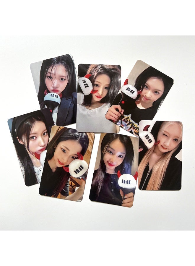 NIBEMINENT 7 قطع عصا ضوء BABYMONSTER كيبوب بطاقات ليمو هدايا لمجموعة المعجبين - Image 3