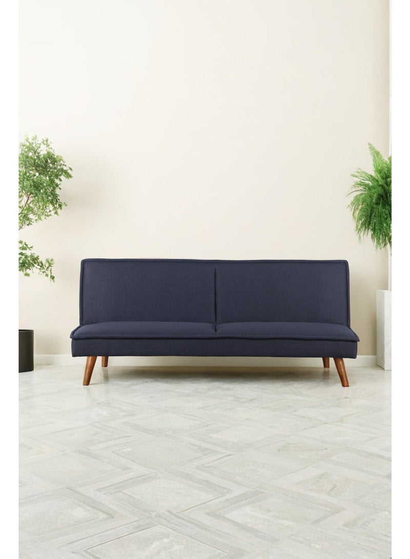 ايست من نون Classic 3 Seats Sofa Bed with Adjustable Backrest, Convertible Sofa Couch and Bed for Efficient Home, Small Spaces, Living Room or Office 180 x 88 x 77 CM in Dark Grey - Image 1