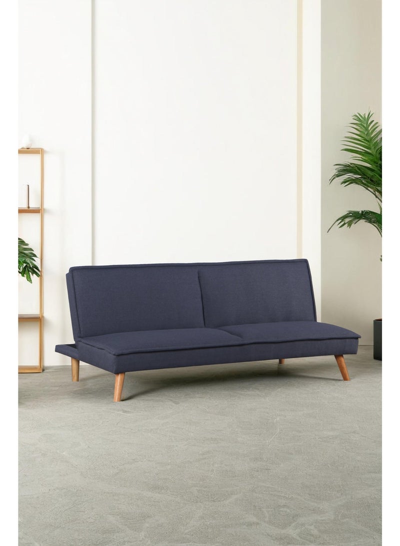 ايست من نون Classic 3 Seats Sofa Bed with Adjustable Backrest, Convertible Sofa Couch and Bed for Efficient Home, Small Spaces, Living Room or Office 180 x 88 x 77 CM in Dark Grey - Image 2