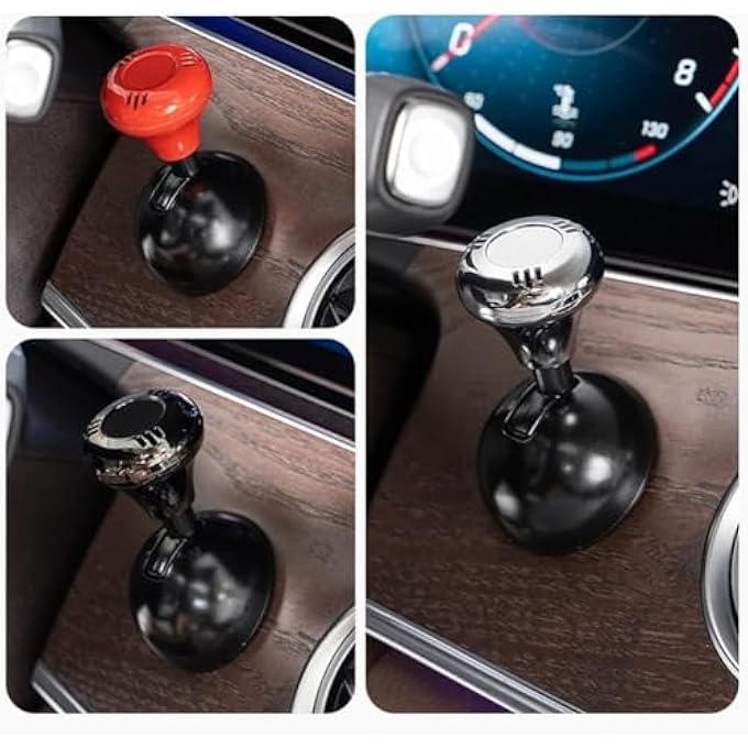 Azonee Car Joystick Starter Car OneTouch Start Button Rocker Car OneTouch Start Accessories Engine Start Stop Button Cover Car OneTouch Start Button Car Joystick Start Button Cover Gold - Image 3
