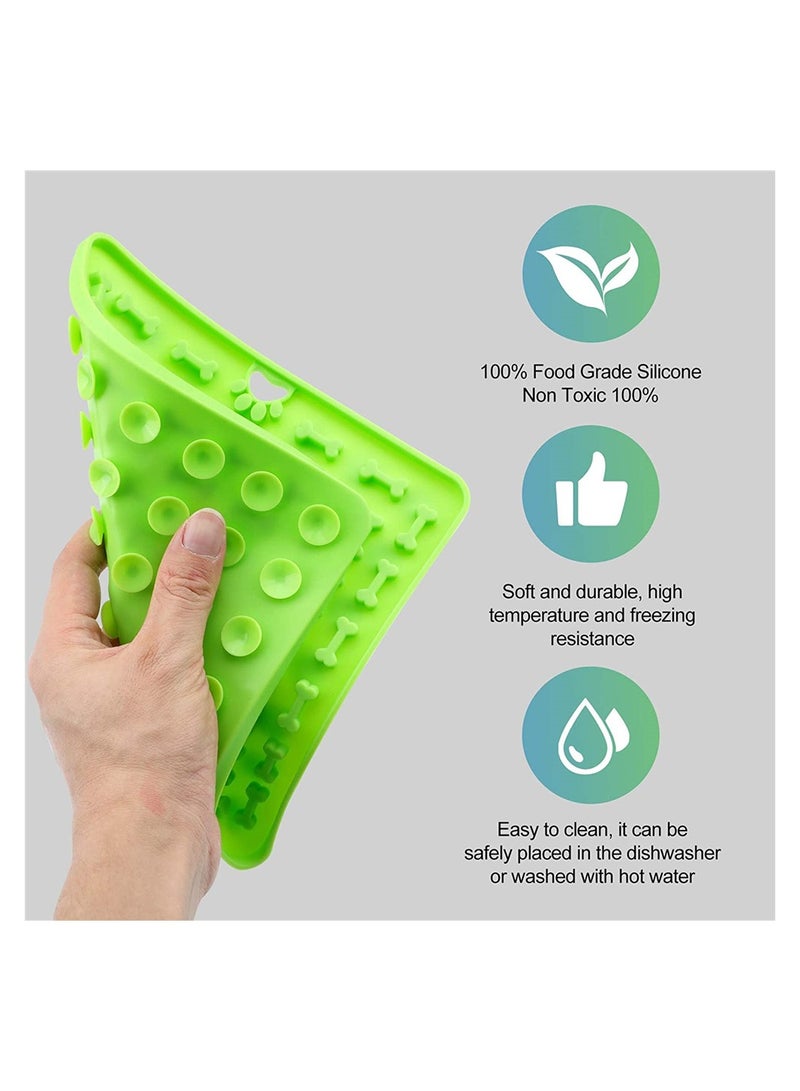 Excefore 1 Piece Pet Slow Food Pad Dog Lick Pad Slow Feeder for Distraction Reduce Boredom and Anxiety Dog Lick Pad with Sucker Pet Food - Image 5