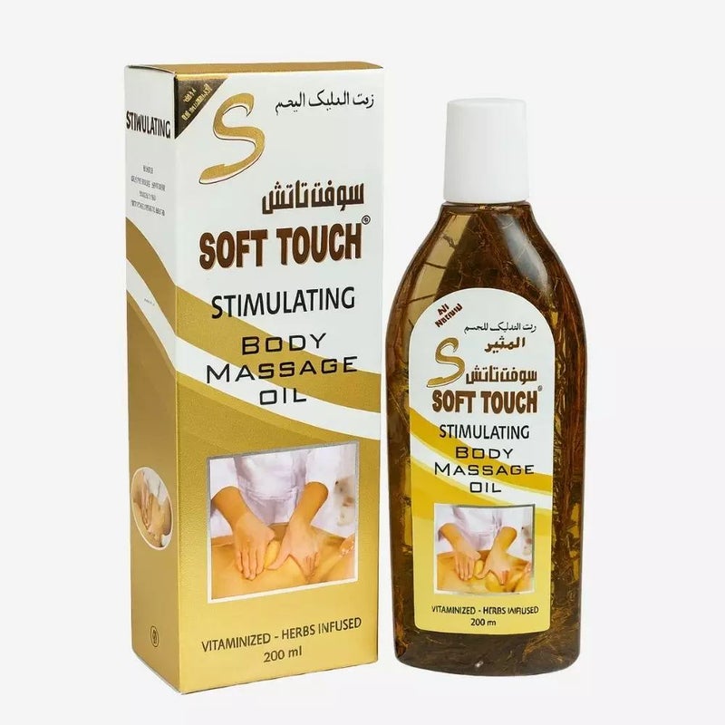 Soft Touch Stimulating Body Massage Oil, Vitaminized & Herbs Infused- 200ml