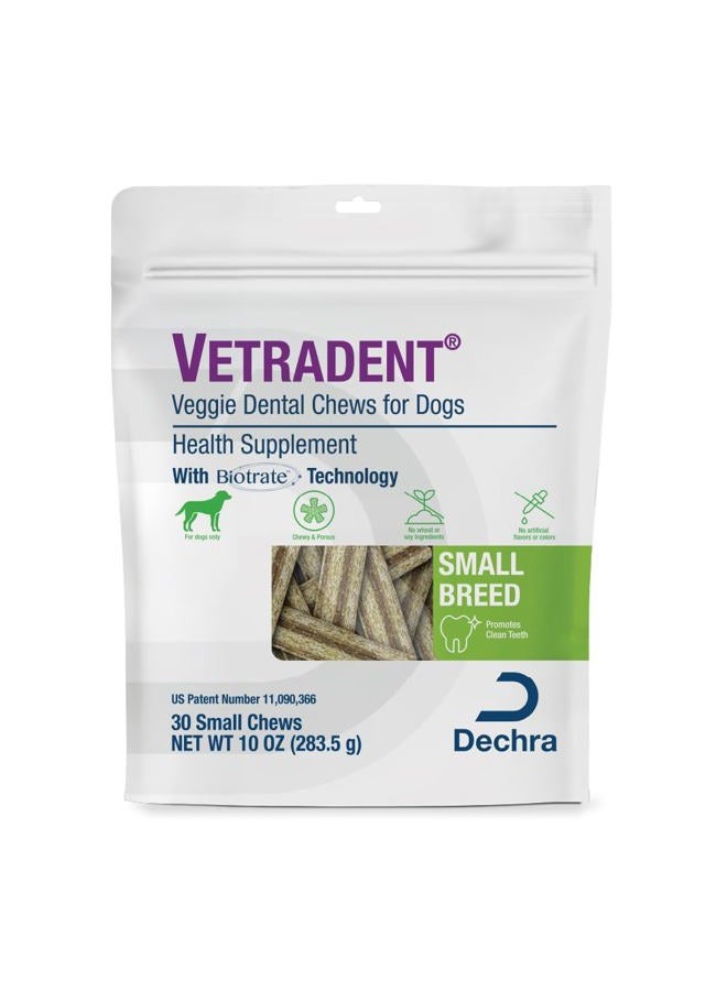 Vetradent Veggie Dental Chews for Dogs - Small - Image 1