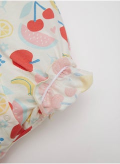 DeFacto Newborn Printed Cotton 2-Pack Sleeveless Romper  - Image 4