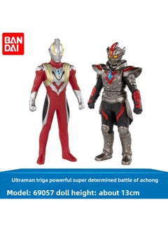 Generic Authentic Bandai Dinosaursaurio Agrux Race King Tao Man Monster Battle Soft Rubber Doll Toy Action Figure Collectible For Kids-Color:69057 Super Decisive Battle  - Image 1