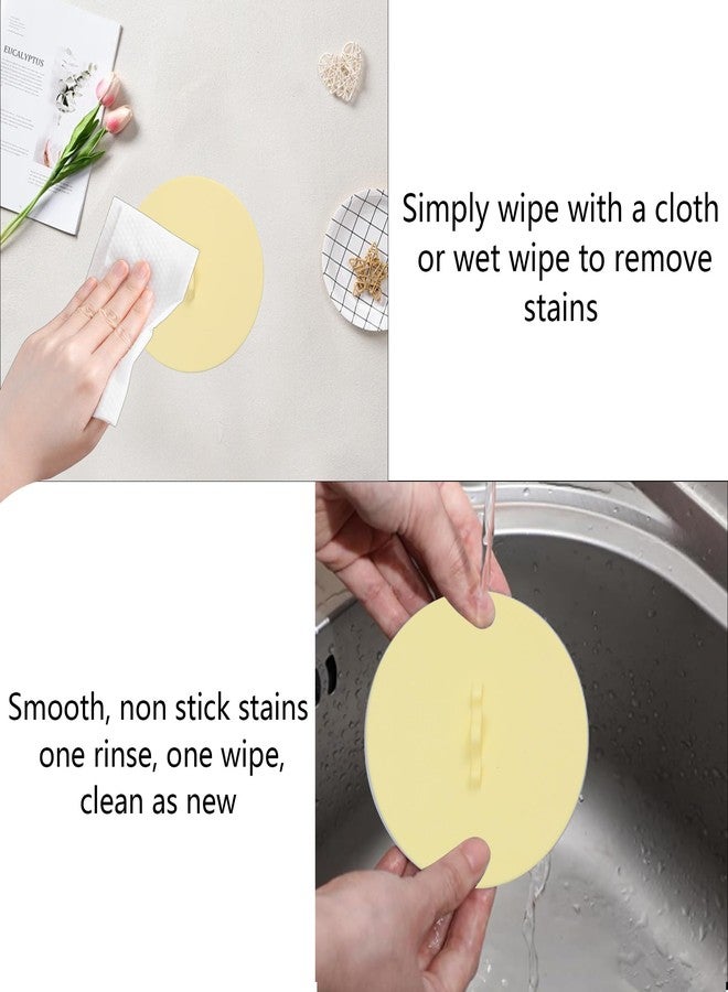 Septe 6Pcs Silicone Cup Covers,Silicone Cup Lids Mug Cover Coffee Cup Lids(6Color,StyleB) - Image 3