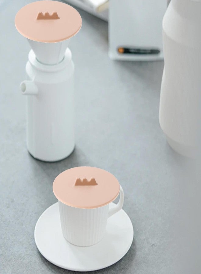 Septe 6Pcs Silicone Cup Covers,Silicone Cup Lids Mug Cover Coffee Cup Lids(6Color,StyleB) - Image 5