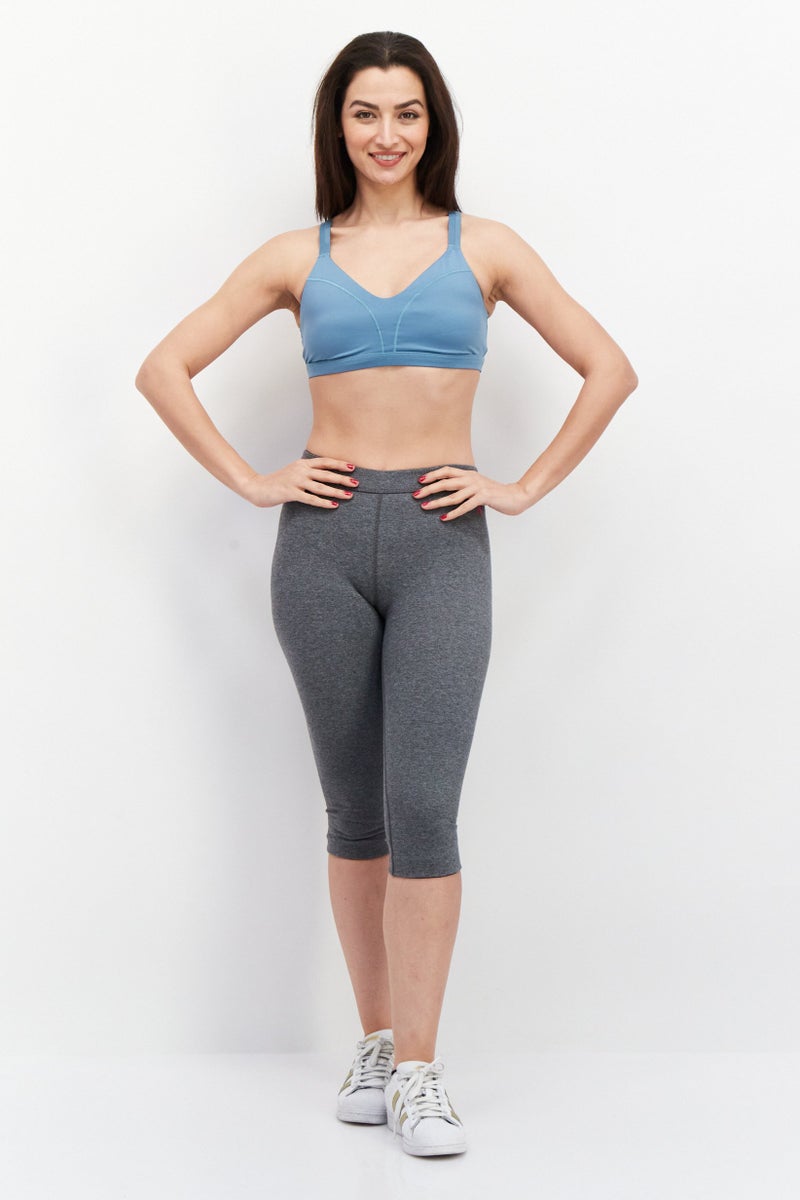 PUMA حمالة صدر رياضية مبطنة للنساء، أزرق فواتح - Image 3