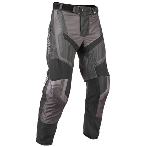 Rynox Unisex Dune Neo Offroad Regular Fit Mid Rise Pants Motorcycle Offroad Riding Regular Fit Pants with Abrasion Resistance and Active Ventilation-Black, Large - Image 1