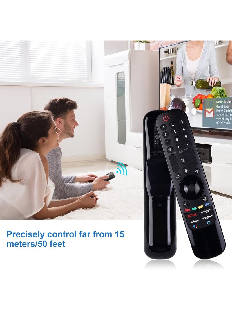 ELTRAZONE AN-MR21GA Magic Voice Remote Control for LG TV 2021 Models with battery - Image 4