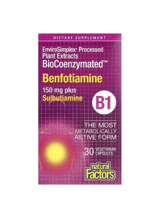 Natural Factors, Benfotiamine plus Sulbutiamine, 30 Vegetarian Capsules - pzsku/Z8E1098E9F7DD0C351147Z/45/_/1745236993/5db0a7c9-a72c-459d-a94c-054dca0fadac