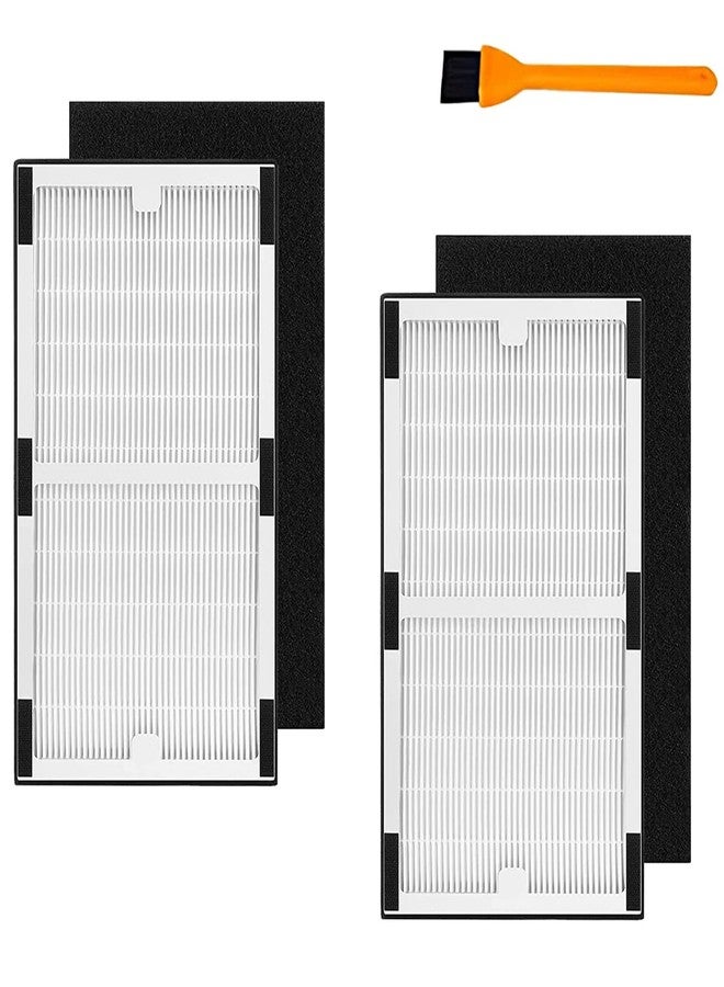Hongfa Idylis Idylis Air Purifier Filter C Replacement Set，2 Pack Hepa & 2 Carbon Filters Set for Idylis Air Purifiers IAP-10-280, IAP-10-200, Part # IAF-H-100C, IAFH100C - Image 1