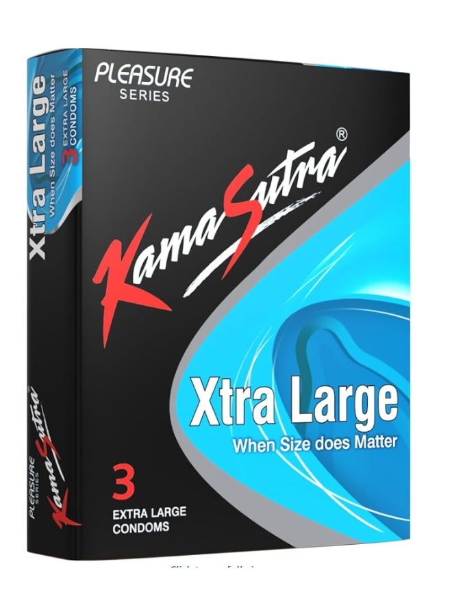 Kamasutra Kama Sutra Condom Xtra Large 3'S