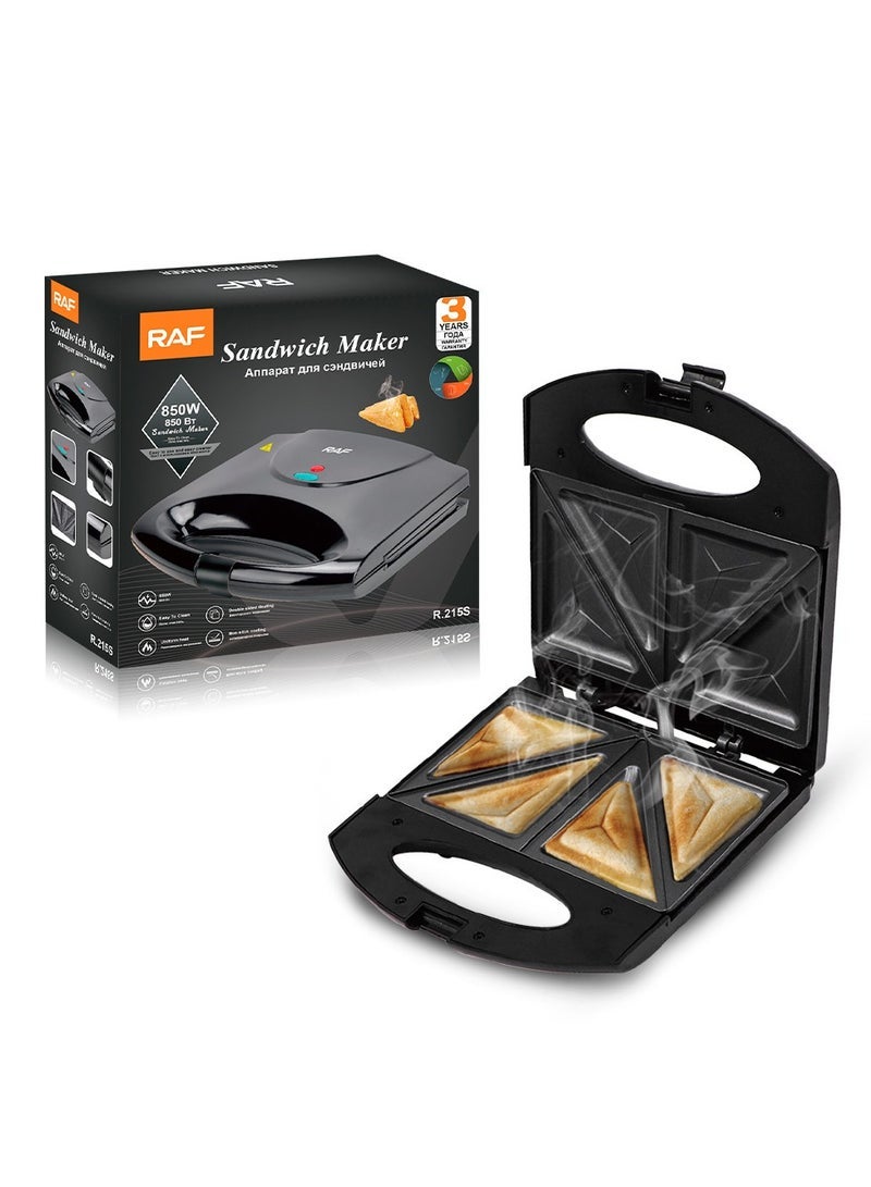 آر إيه أف ماكينة ساندويتش تسخين منزلية على الوجهين ماكينة إفطار متعددة الوظائف ماكينة الخبز - Image 1