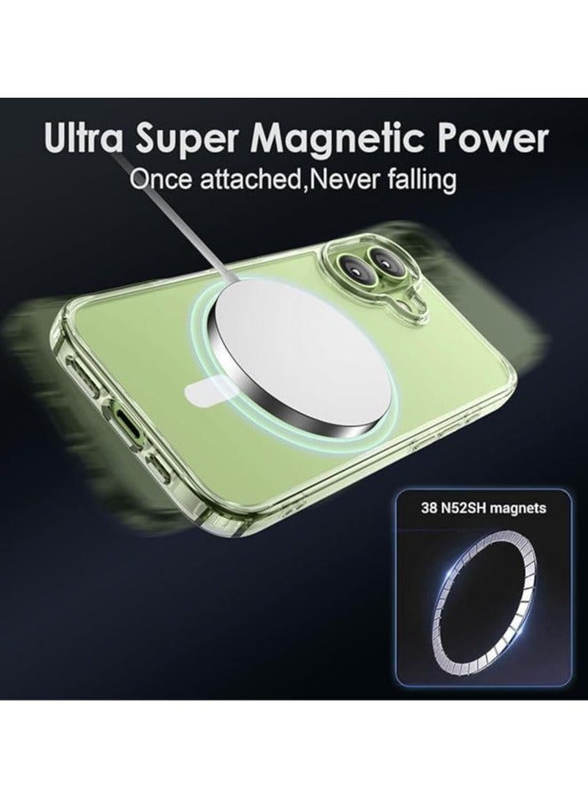 MONOGUE Crystal Palace Case for iPhone 17 Clear Drop Protection, Clear Guard Anti‑Yellowing & Scratch‑Resistant MagSafe  Wireless Charging Compatible - Image 2