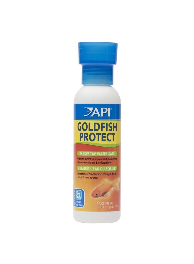 API GOLDFISH PROTECT Aquarium Water Conditioner 4-Ounce Bottle - Image 1