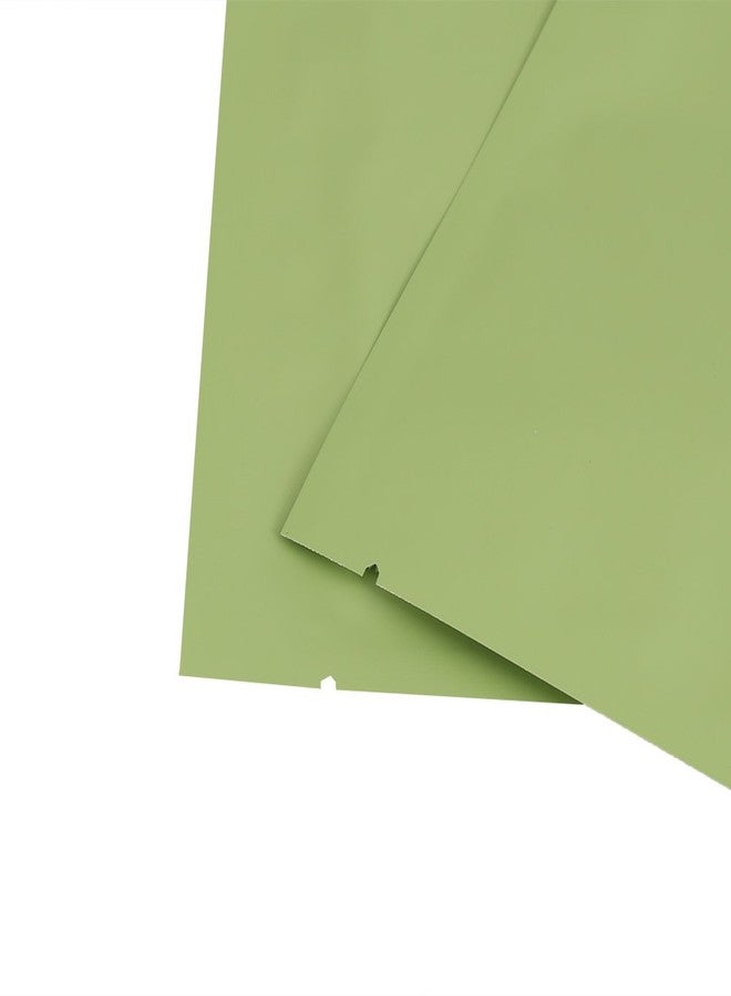QQ Studio 100x Premium Green Mylar Foil Open Top Sampling Pouch (7cm x 10cm) - Image 3