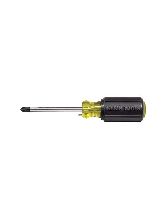 Klein Tools 603-4B No. 2 Wire Bending Phillips Tip Screwdriver, Made in USA, 4-Inch Round Shank - Image 1