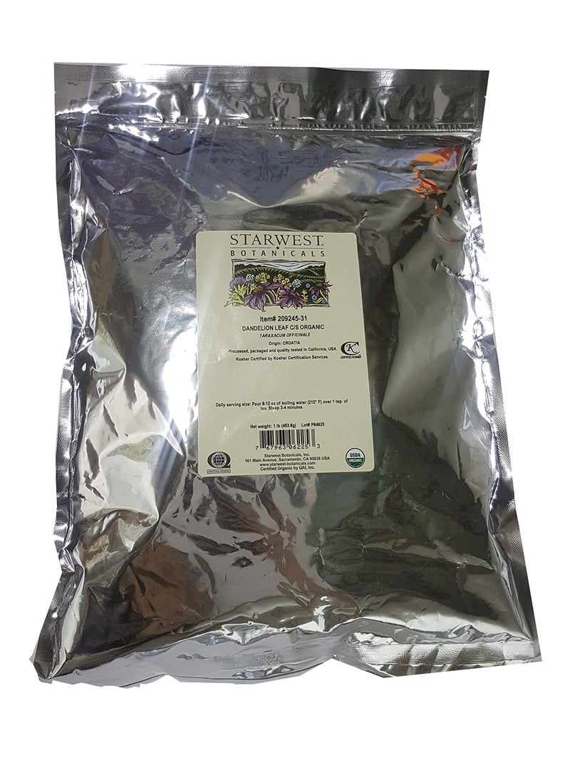 Starwest Botanicals Dandelion Leaf Organic Cut & Sifted - Image 1