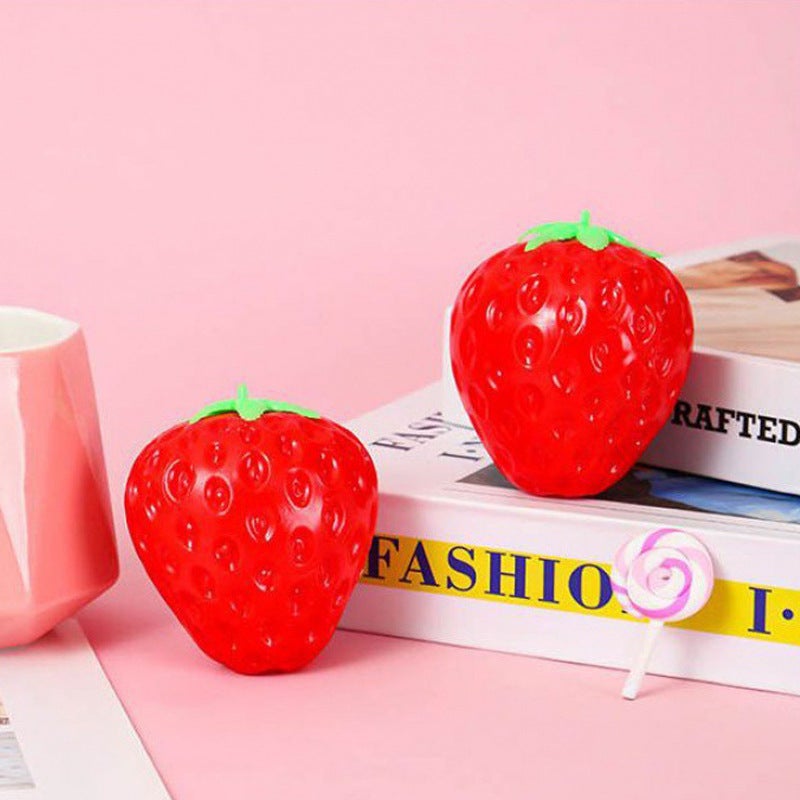 Slow Rebound Fluid Strawberry Stress Relief Squishy Toy Trp Children'S Stress Relief Toy Price Stress Relief Gadget - Image 5
