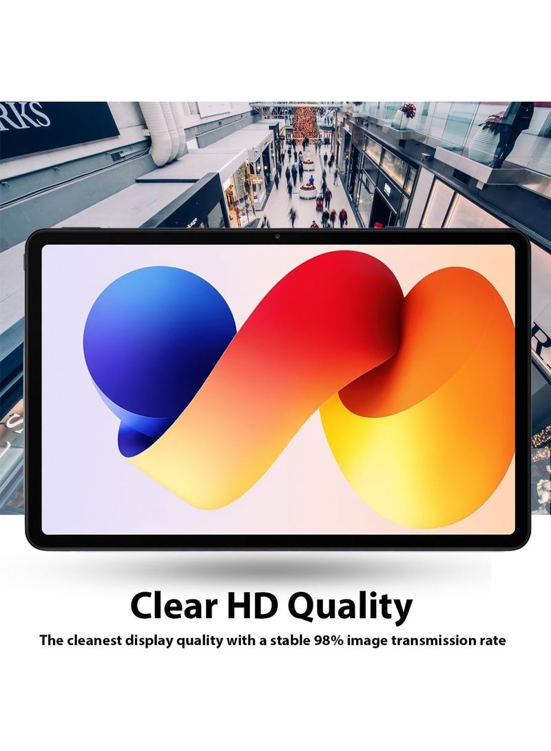 Screen protector compatible with Xiaomi Redmi Pad 2 Pro, 12.1 inch made of tempered glass [Full HD coverage] [Easy to install] [Scratch-resistant] [Hardness 9] Transparent protective layer (piece) - Image 3