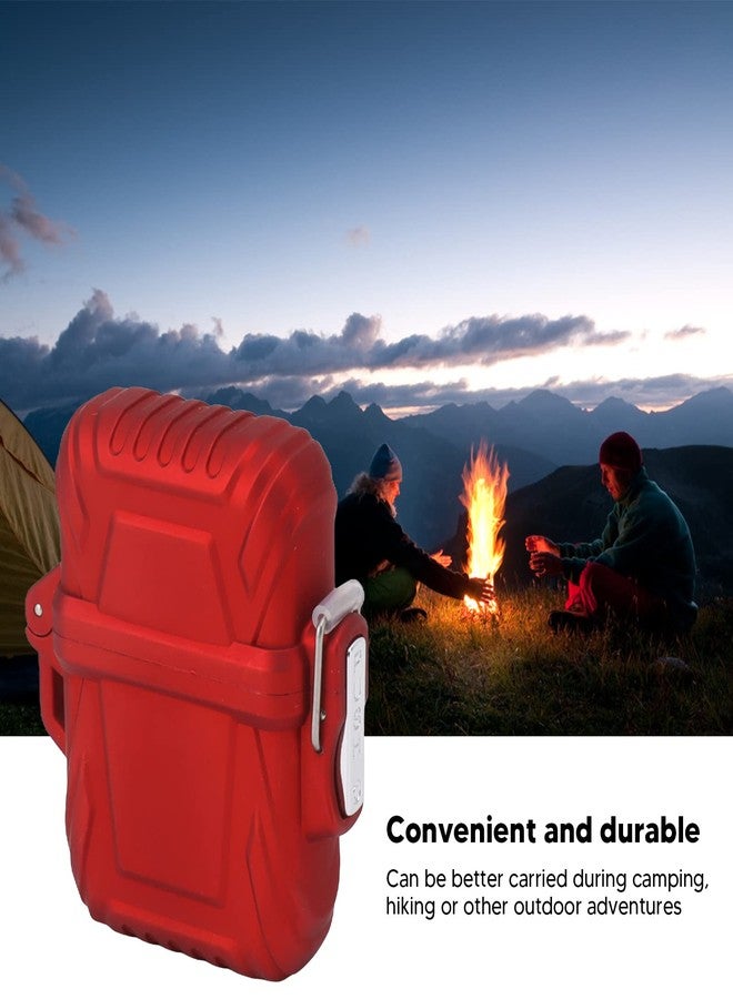 Jauarta 2PCS Torch Lighter Case IP56 Portable Torch Lighter Cover for Outdoor Camping Travel (Red) - Image 5