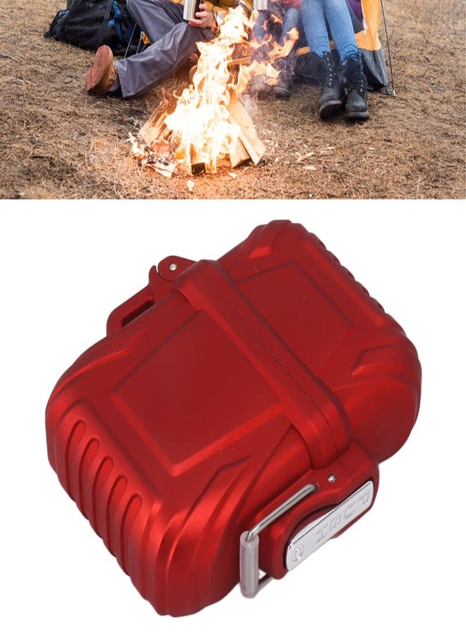 Jauarta 2PCS Torch Lighter Case IP56 Portable Torch Lighter Cover for Outdoor Camping Travel (Red) - Image 3