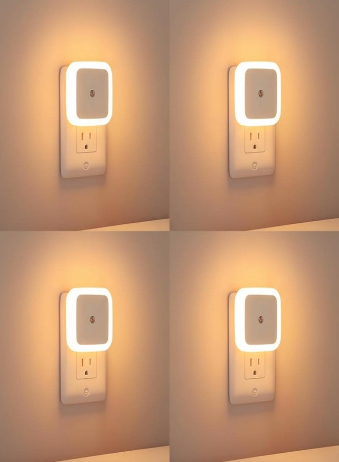 One94Store مصباح LED ذكي بمستشعر حركة من One94Store مع تشغيل/إيقاف تلقائي وإضاءة بيضاء دافئة قابلة للتعتيم، مصباح LED موفر للطاقة بقوة 7 واط للمنزل والسلالم والمطبخ والحمام وإضاءة خزانة الملابس - (عبوة من 4 مصابيح) - Image 1