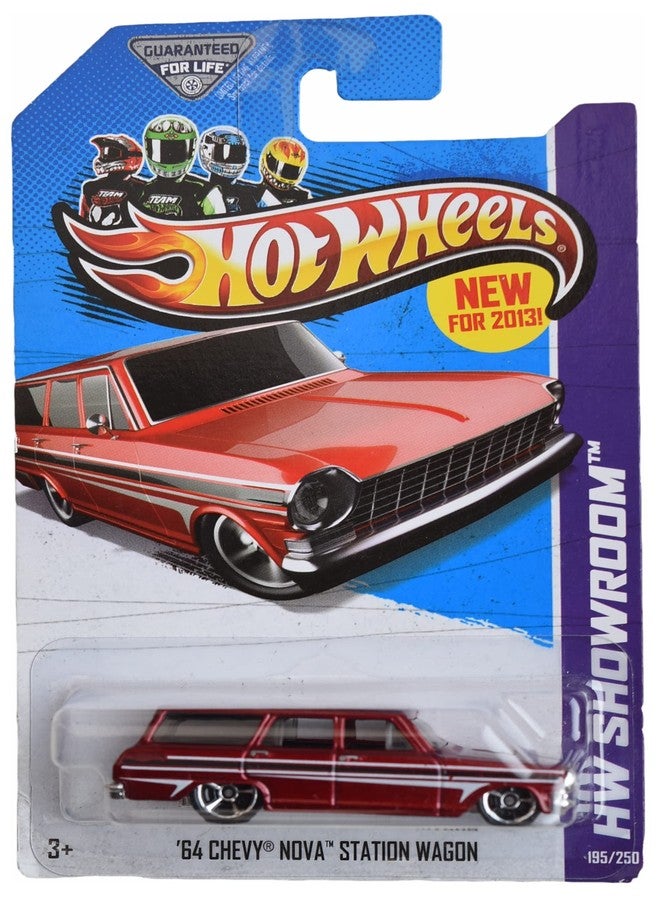 Hot Wheels '64 Chevy Nova Station Wagon, [red] Showroom 195/250 - Image 2