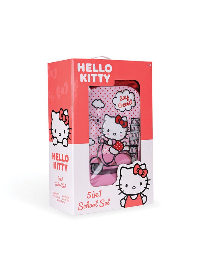 Hello Kitty سانريو هلو كاتي قول تشيز مجموعة عربة 5 في 1 صندوق 18  - Image 2