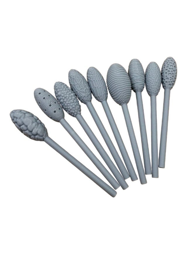 Clay Art Texture Tools Set Multi-Pattern Sculpting Texturing Tools for Polymer Clay Pottery Ceramic and DIY Craft - Image 1